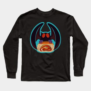 Mothman Pepperoni Roll WV Art Long Sleeve T-Shirt